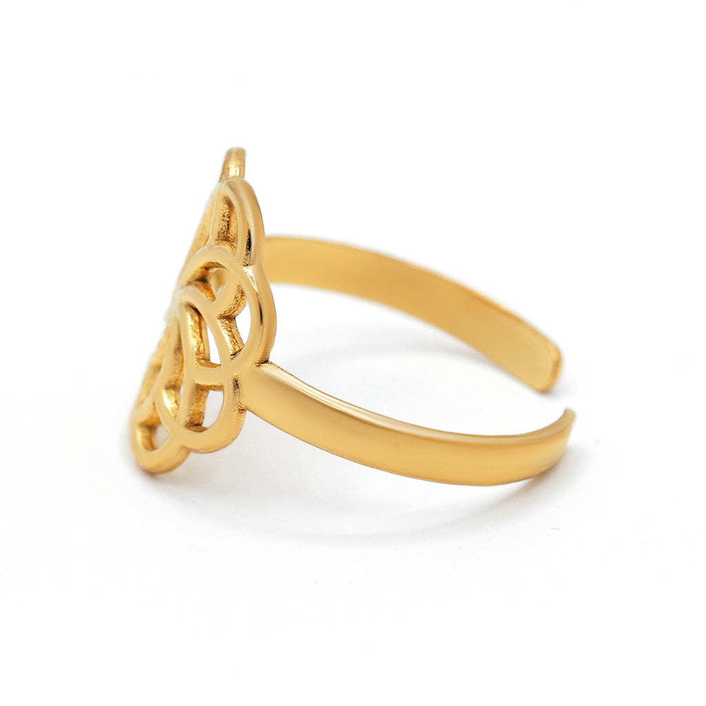 Adjustable "Vanessa" Stainless Steel Ring