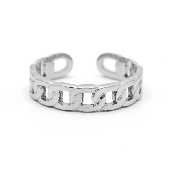 Adjustable "Victoria" Stainless Steel Ring