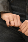 Anello Regolabile "Violaine" in Acciaio Inossidabile