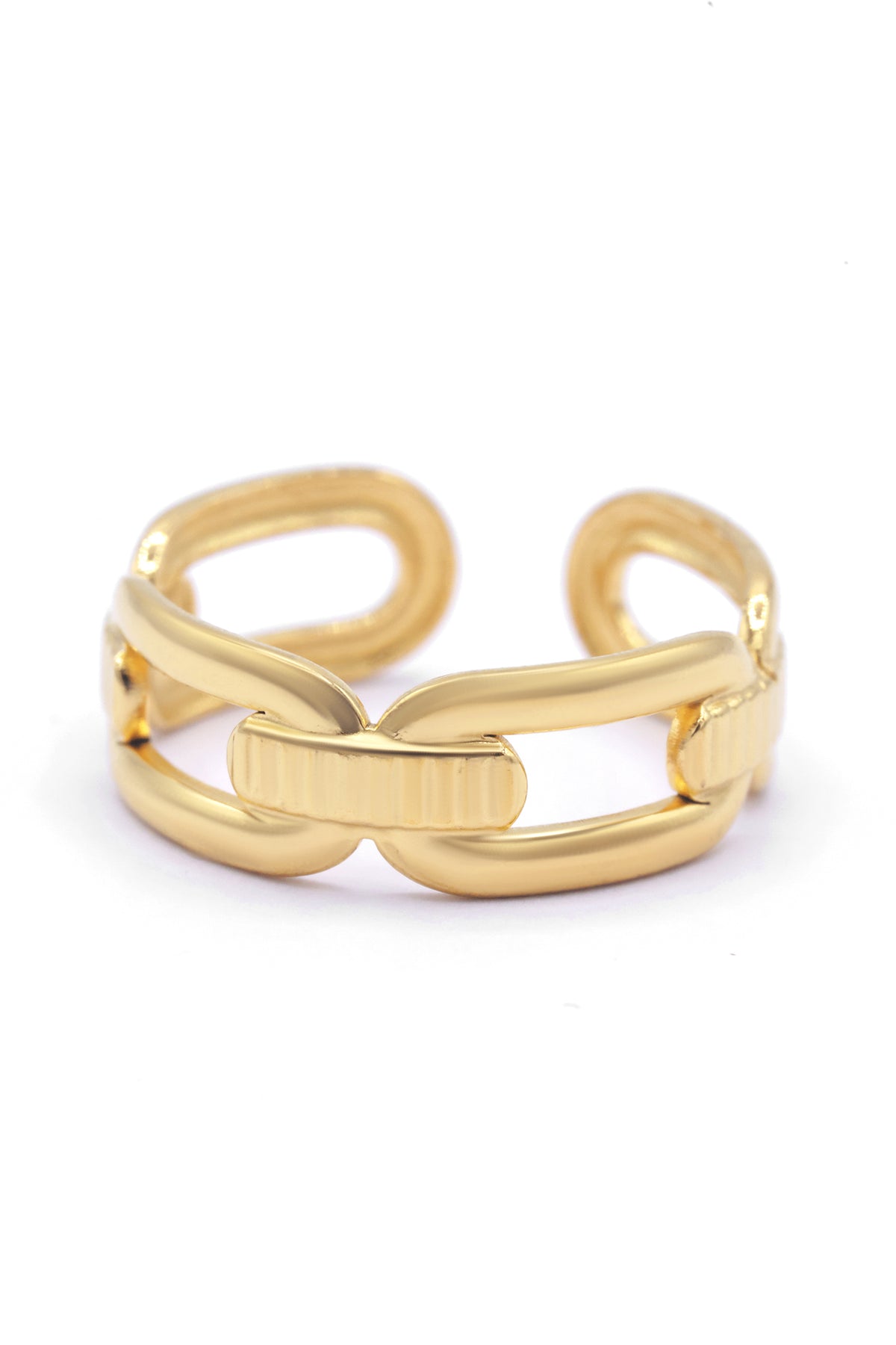 Adjustable Ring "Charlotte" Stainless Steel