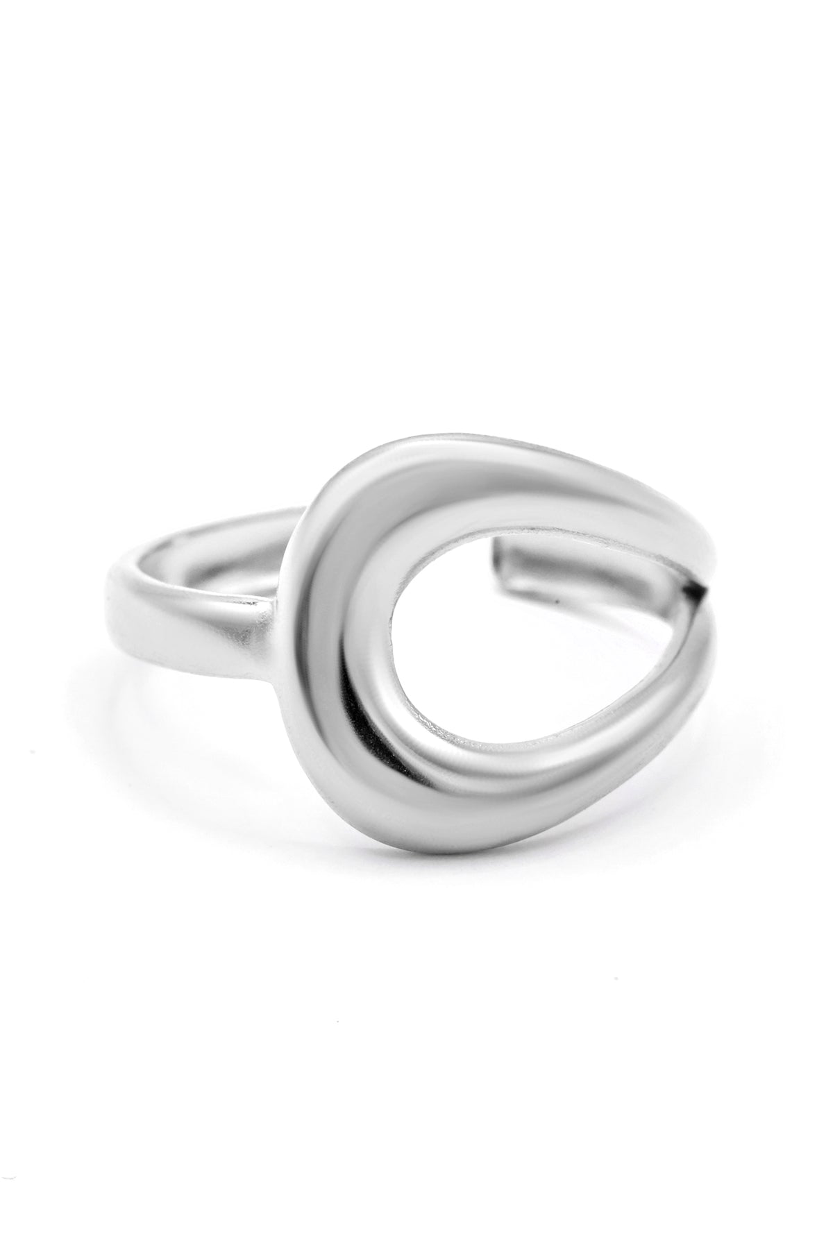 Bague Ajustable "Louna" Acier Inoxydable