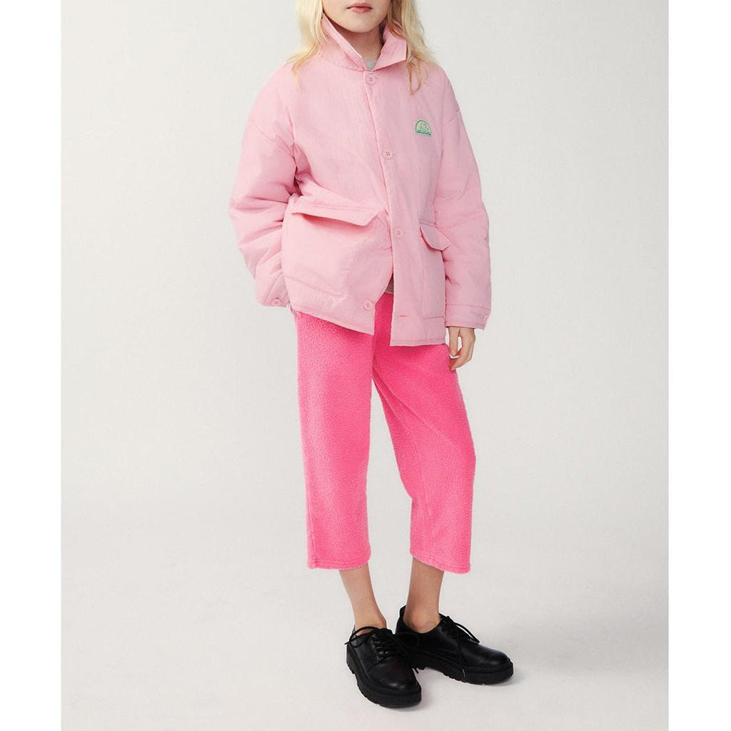 Pantalón de chándal recto - Rosa ácido flúor - Niño