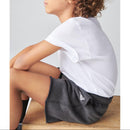 Camiseta recta con cuello redondo - Blanco - Niño