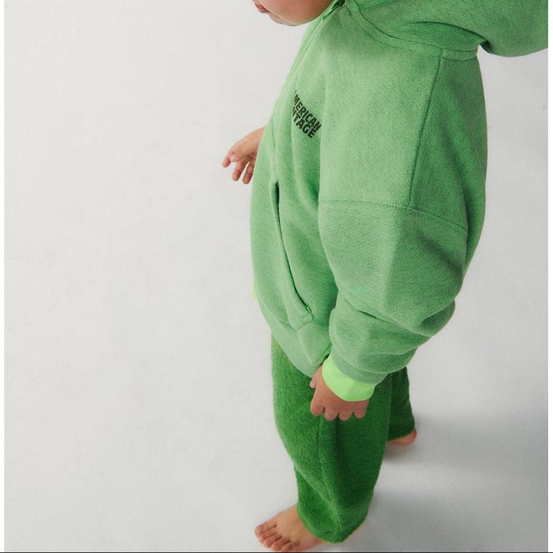 Hooded Sweatshirt - Overdyed Parakeet - Child