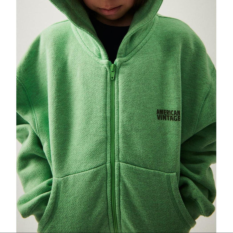 Hooded Sweatshirt - Overdyed Parakeet - Child