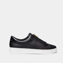 Baskets Michael Kors Keaton Zip Slip On - Cuir Noir