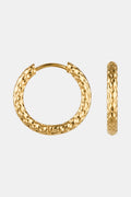 "Marion" Stainless Steel Hoop Earrings