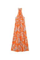 Vestido Largo Kendall Naranja