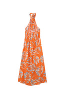 Vestido Largo Kendall Naranja