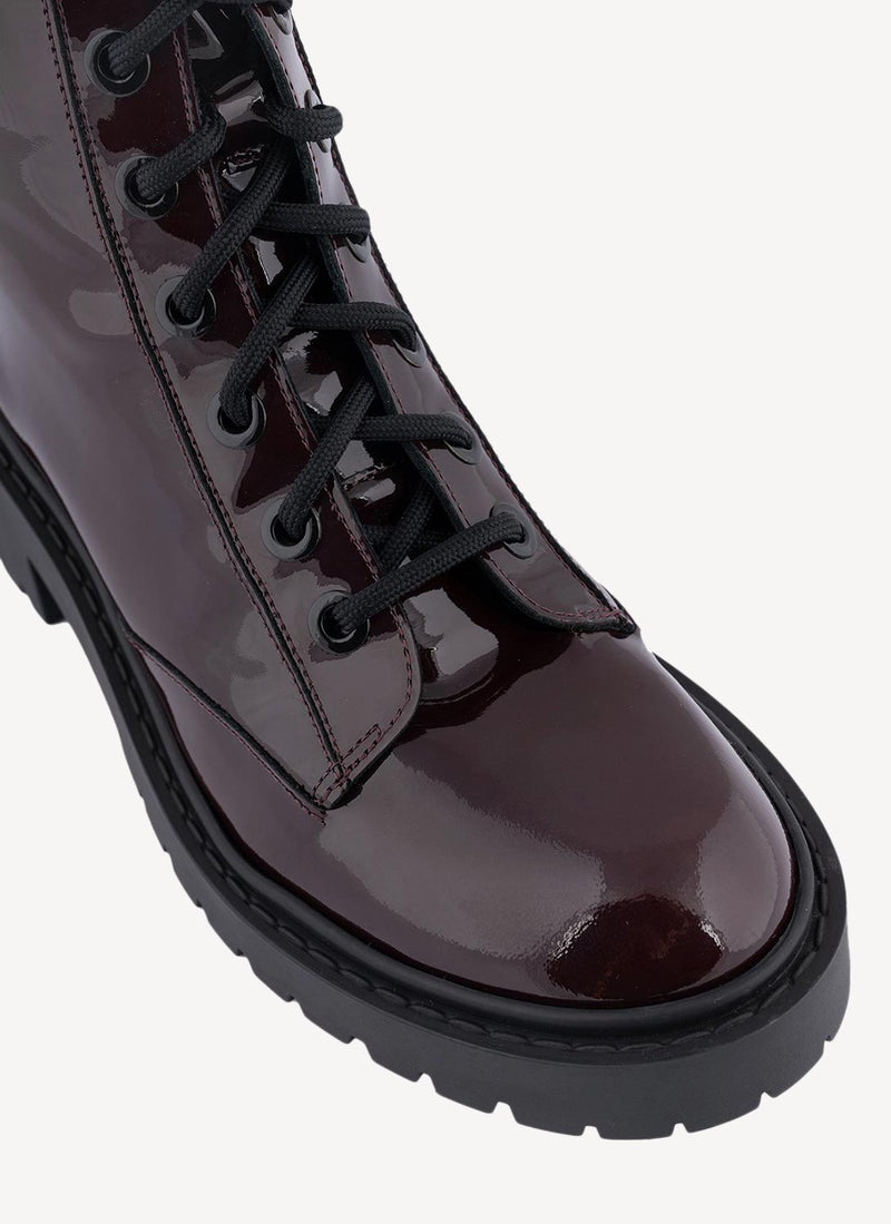 Kenzo - Bottes - Burgundy - Femme