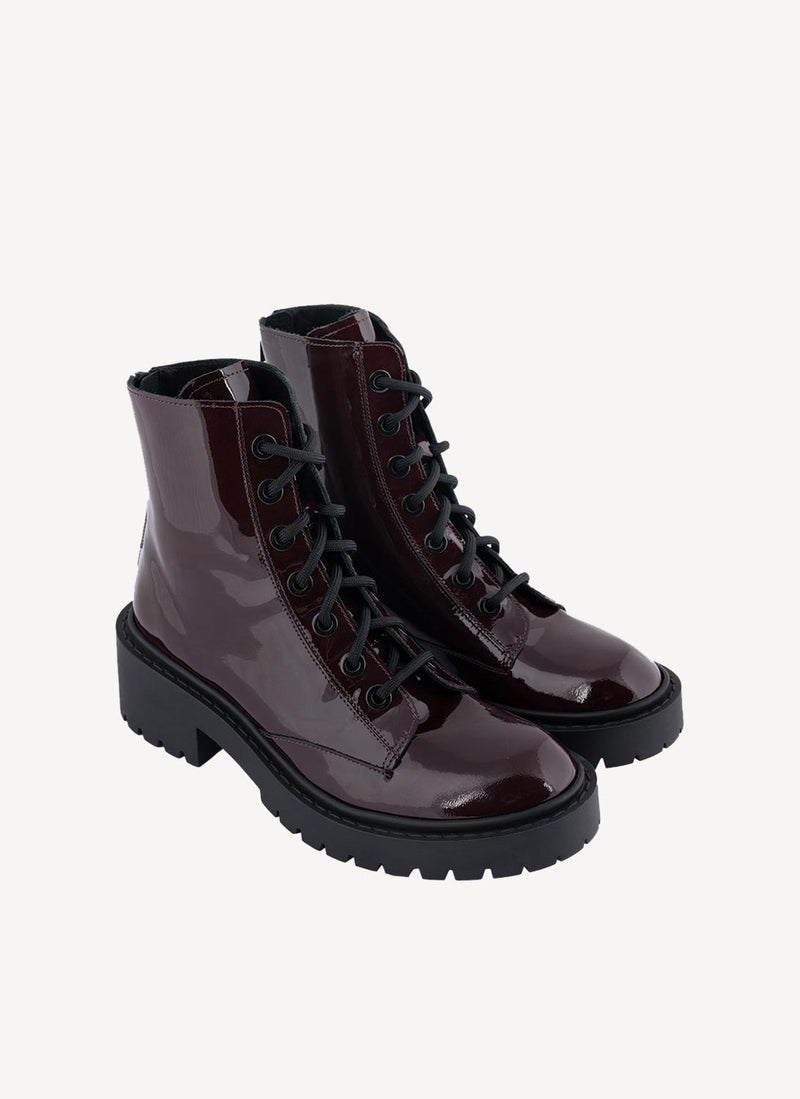 Kenzo - Bottes - Burgundy - Femme