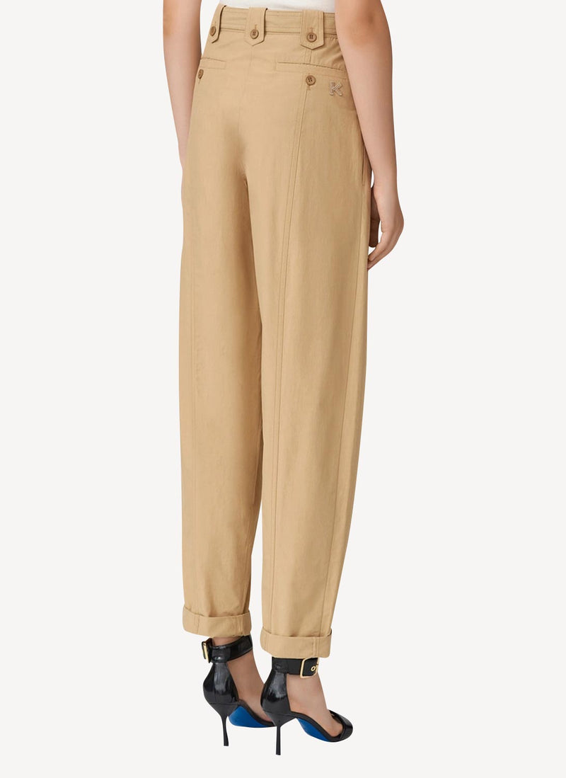 Kenzo - Pantalon - Beige - Femme