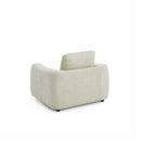 Fauteuil Fixe - Kerea - 1 Place - Tissu Chenille - Taupe