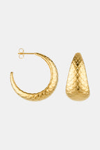 Aros "Olivia" Acero Inoxidable