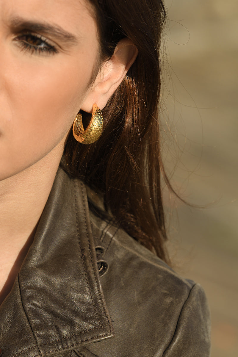 Aros "Olivia" Acero Inoxidable