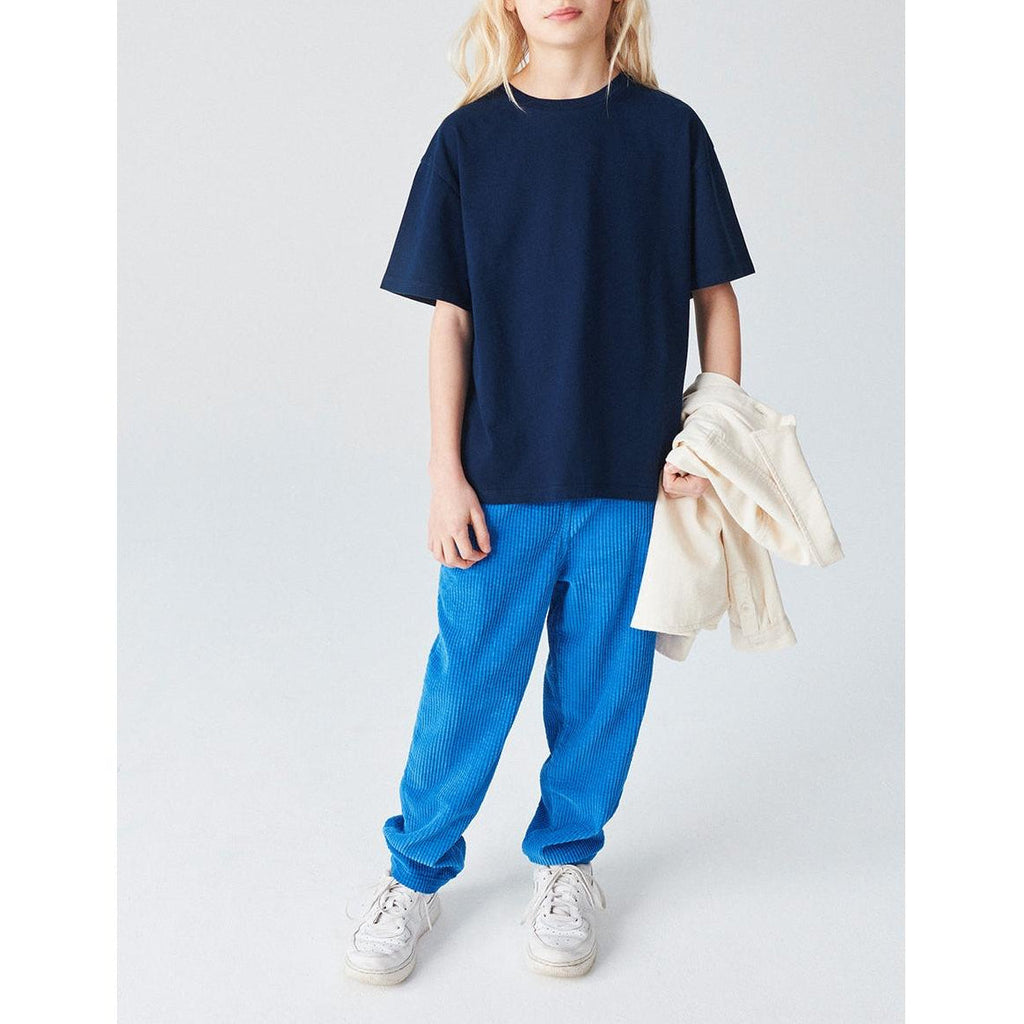 Straight Round-Neck T-Shirt - Vintage Ultramarine - Kids