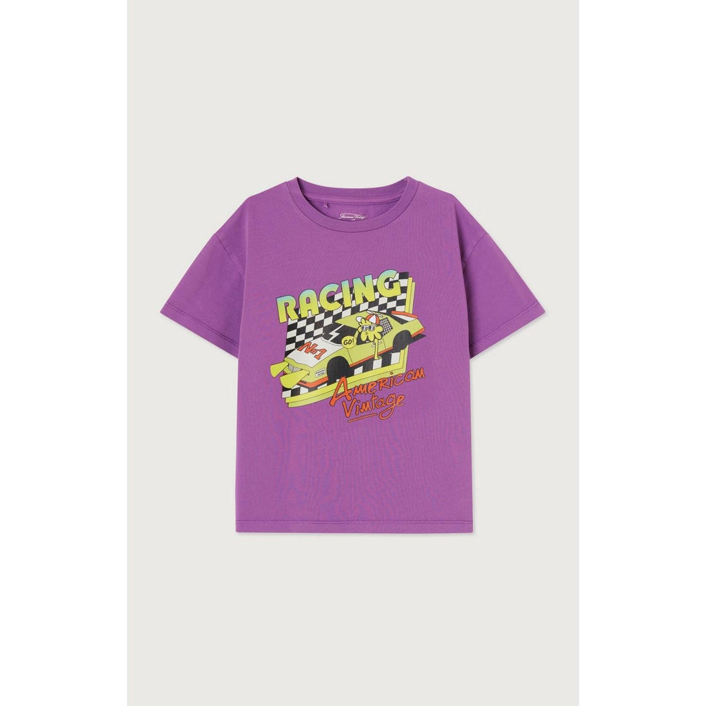 Camiseta recta de cuello redondo estampada - Higo vintage - Niño