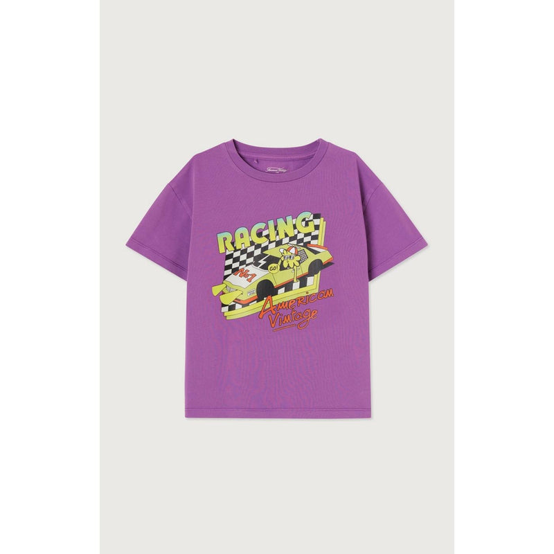 Camiseta Recta Estampada Cuello Redondo - Vintage Fig - Niño