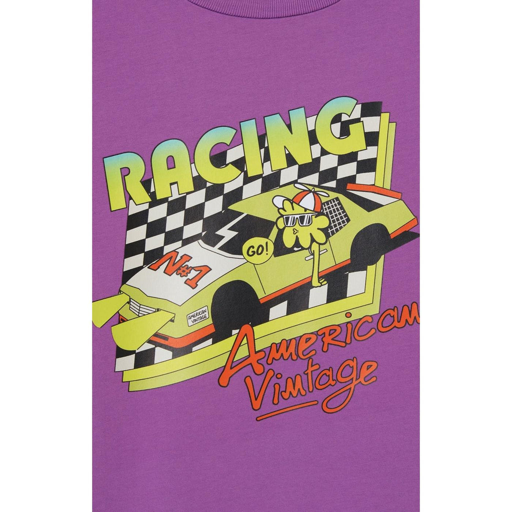 Camiseta recta de cuello redondo estampada - Higo vintage - Niño