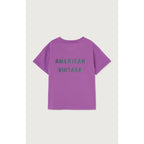 Camiseta recta de cuello redondo estampada - Higo vintage - Niño