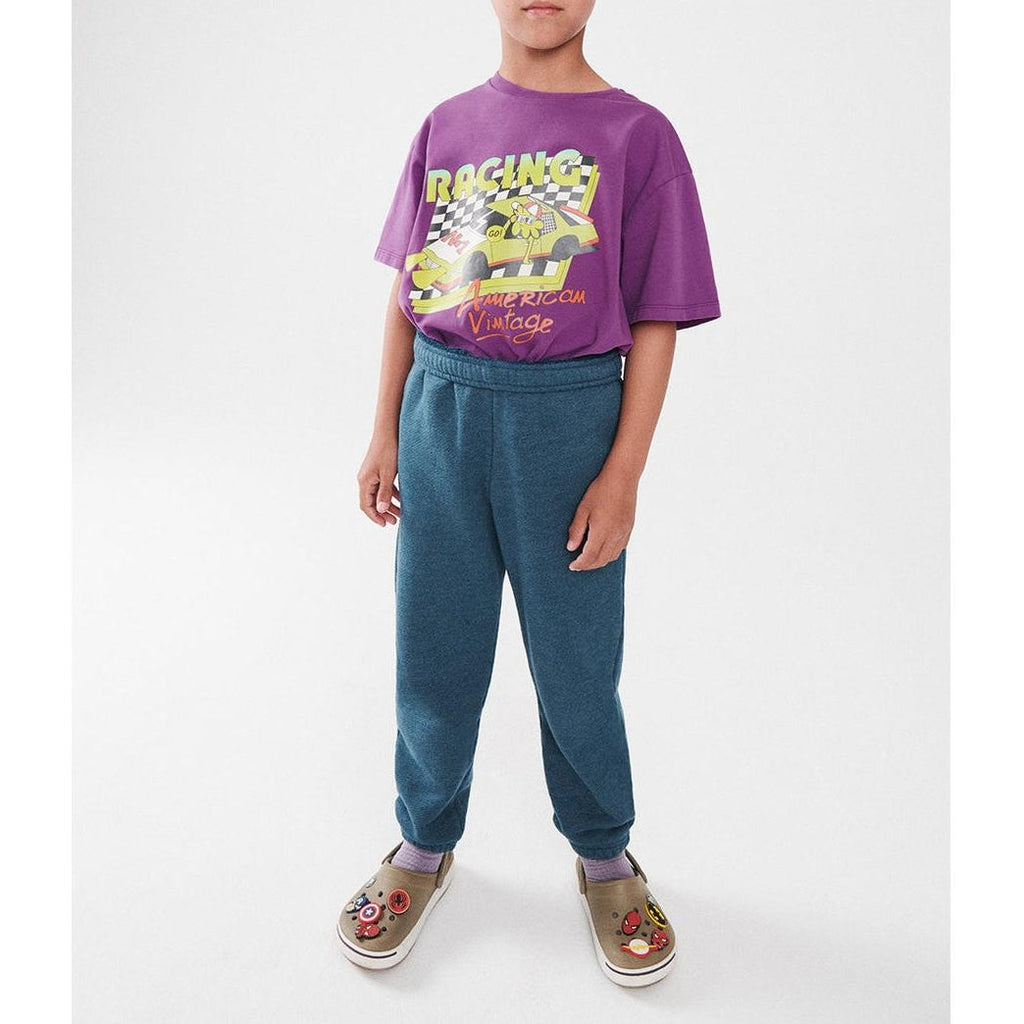 Camiseta recta de cuello redondo estampada - Higo vintage - Niño