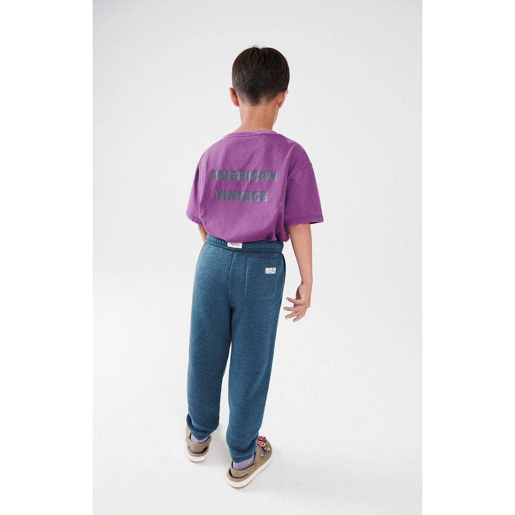 Camiseta recta de cuello redondo estampada - Higo vintage - Niño