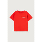 Straight-Cut Crew Neck Printed T-Shirt - Vintage Strawberry - Kids