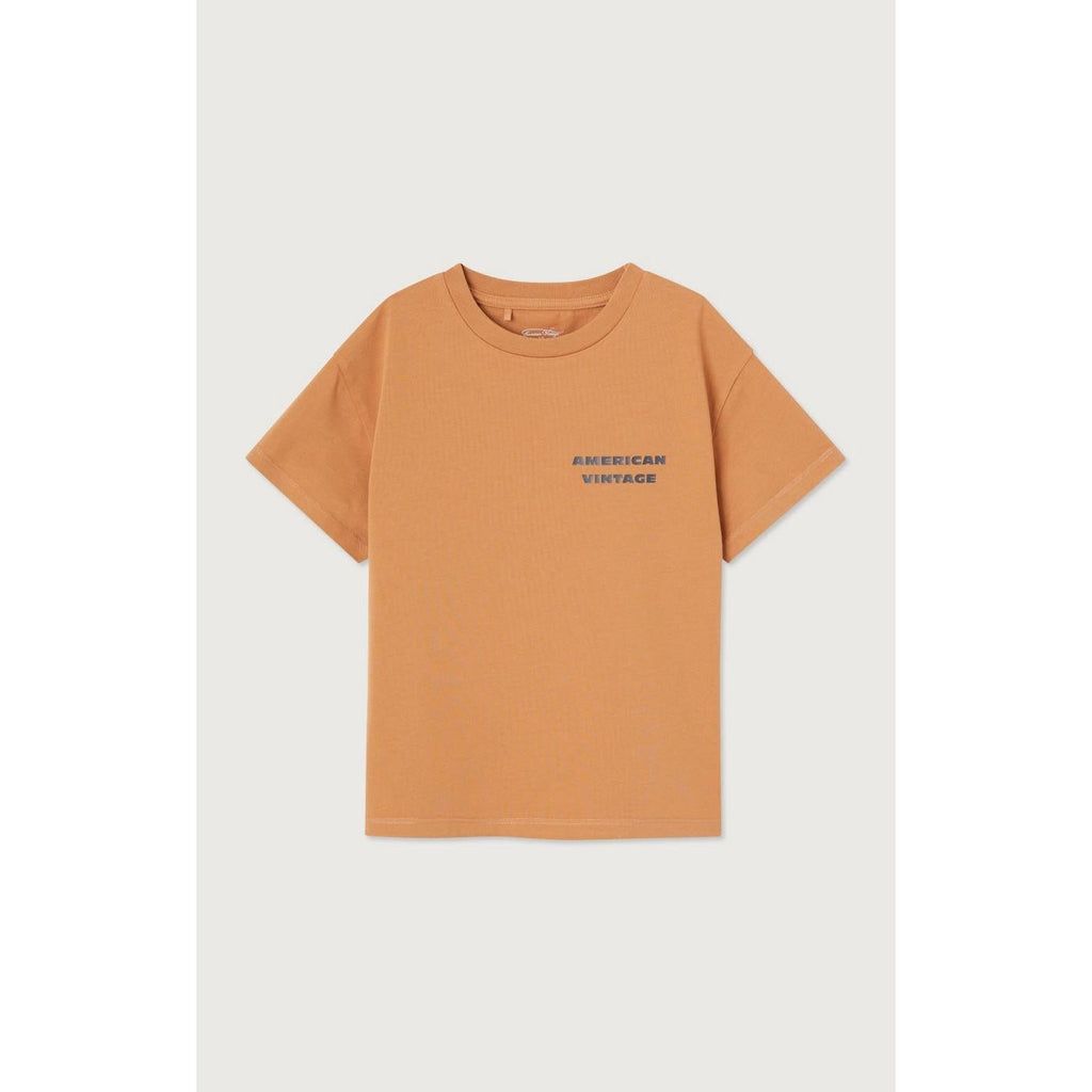 Camiseta recta de cuello redondo estampada - Avellano Vintage - Niño