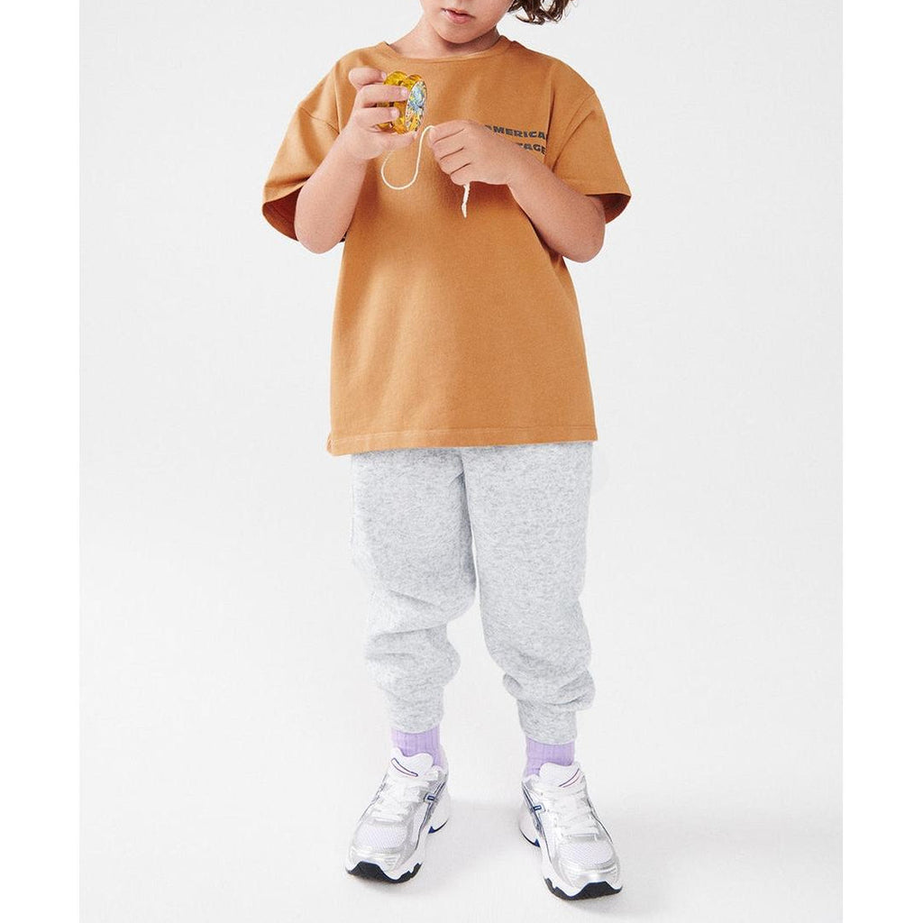 Camiseta recta de cuello redondo estampada - Avellano Vintage - Niño