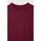 Round Neck T-Shirt - Vintage Bordeaux - Kids