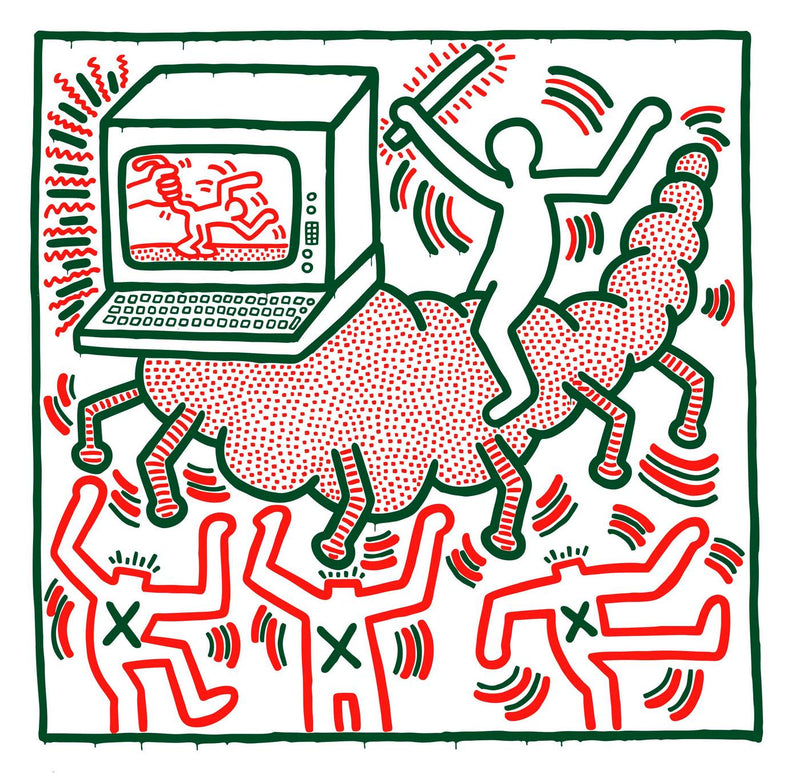 Keith Haring - Untitled (Centipede)