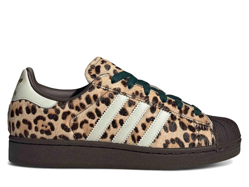 Adidas Superstar Ii Leopard Dark Brown Ivory (W) - Marron