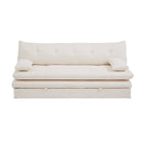 Banquette Convertible - Kiara - 3 Places - Tissu Bouclette - Beige