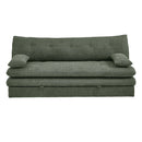 Banquette Convertible - Kiara - 3 Places - Tissu Bouclette - Vert