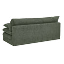 Banquette Convertible - Kiara - 3 Places - Tissu Bouclette - Vert