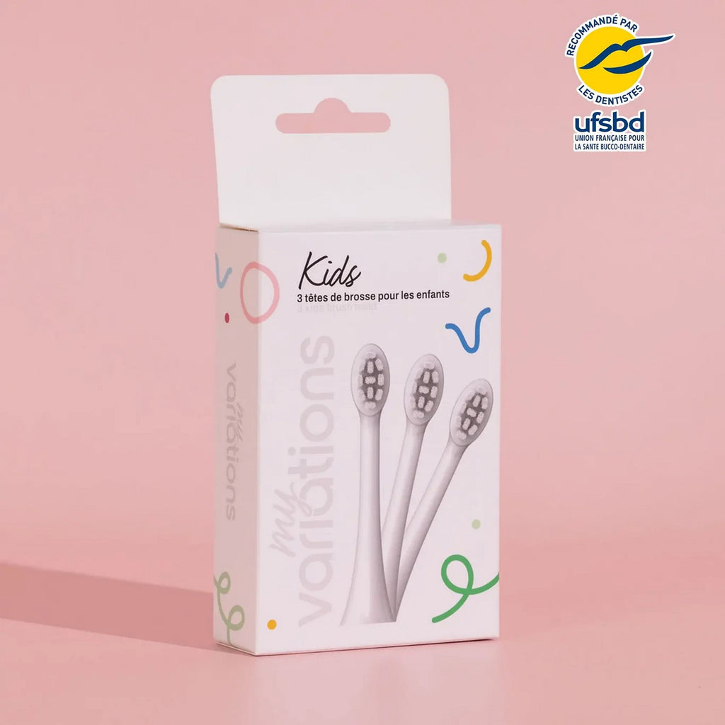 Brush Heads (X3) - Child - White