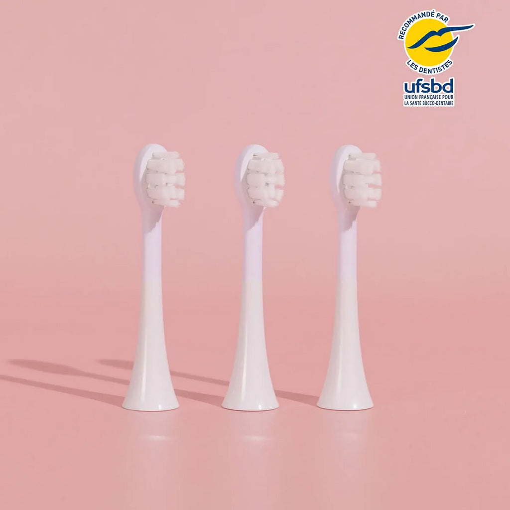 Brush Heads (X3) - Child - White