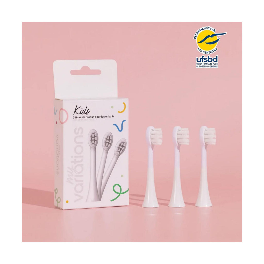 Brush Heads (X3) - Child - White