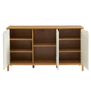 Buffet - Kilda - Effet Chêne - Blanc