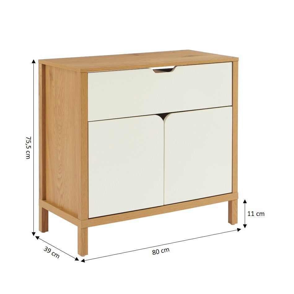 Kilda - Under-Sink Cabinet - Oak Effect
