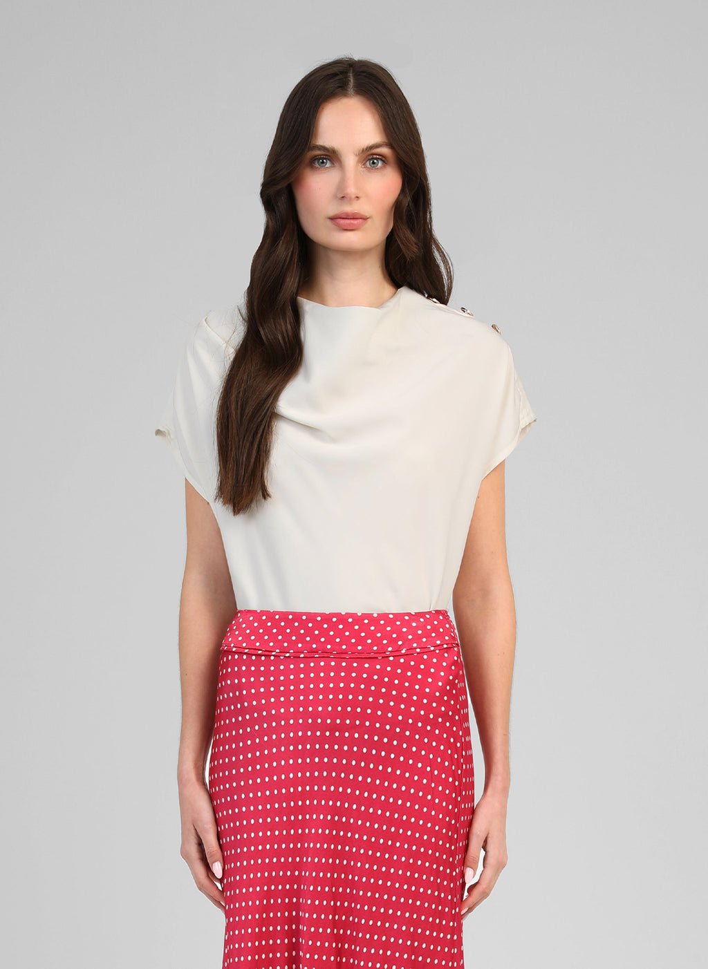 Top Kiline Blanc Casse