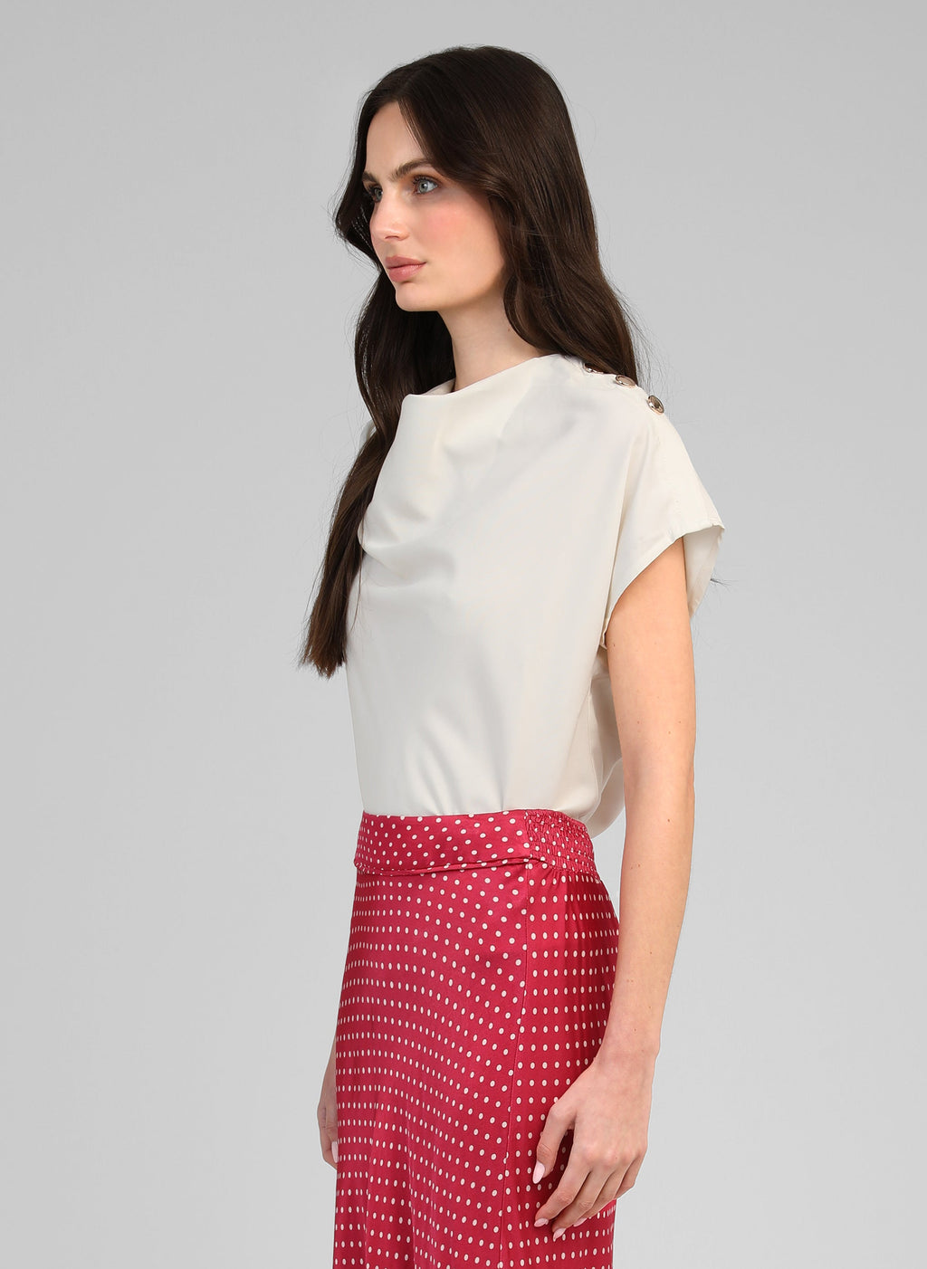 Top Kiline Blanc Casse