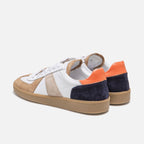 Basket Kinks Sm - Cognac/Blanc/Taupe