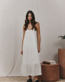 Robe Longue Kinzzy - Ecru