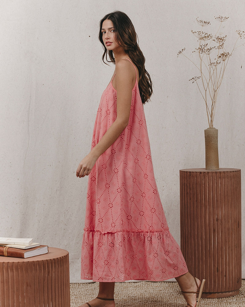Robe Longue Kinzzy Rose
