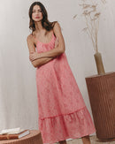Robe Longue Kinzzy Rose
