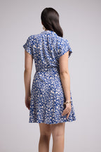 Vestido Corto - Kiona - Azul