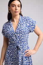 Vestido Corto - Kiona - Azul