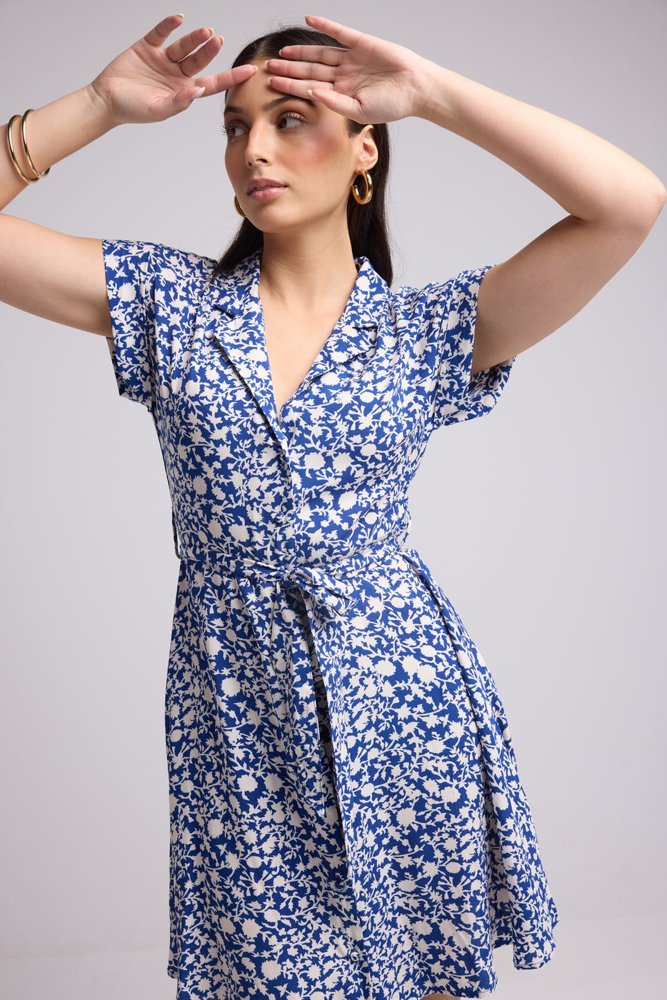 Vestido Corto - Kiona - Azul
