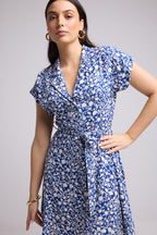 Vestido Corto - Kiona - Azul